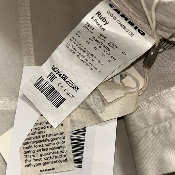 H&M Tan Khaki Cargo Belted Ankle Length Pants(Size 14) - Picture 3 of 7